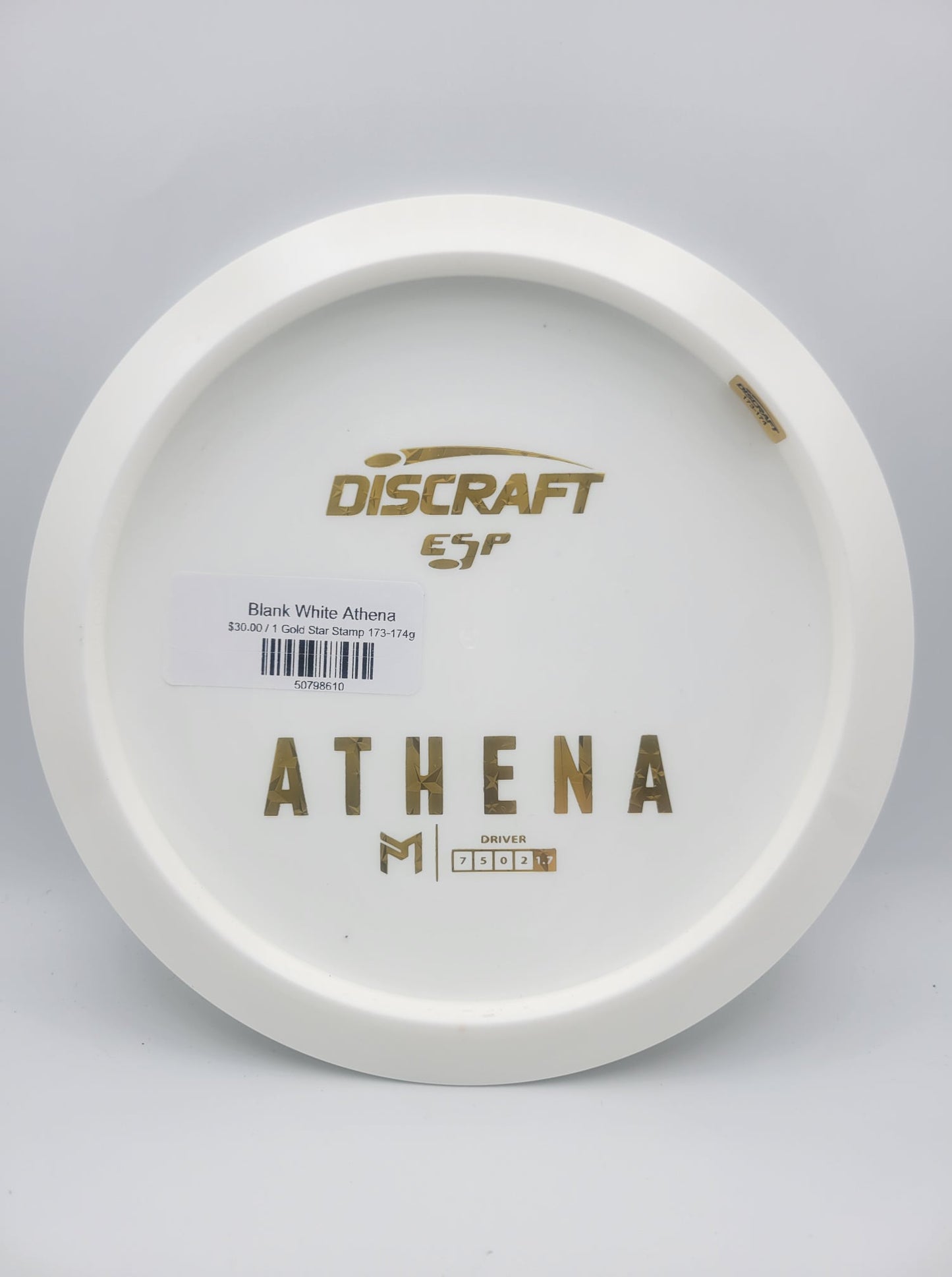 Blank White Athena