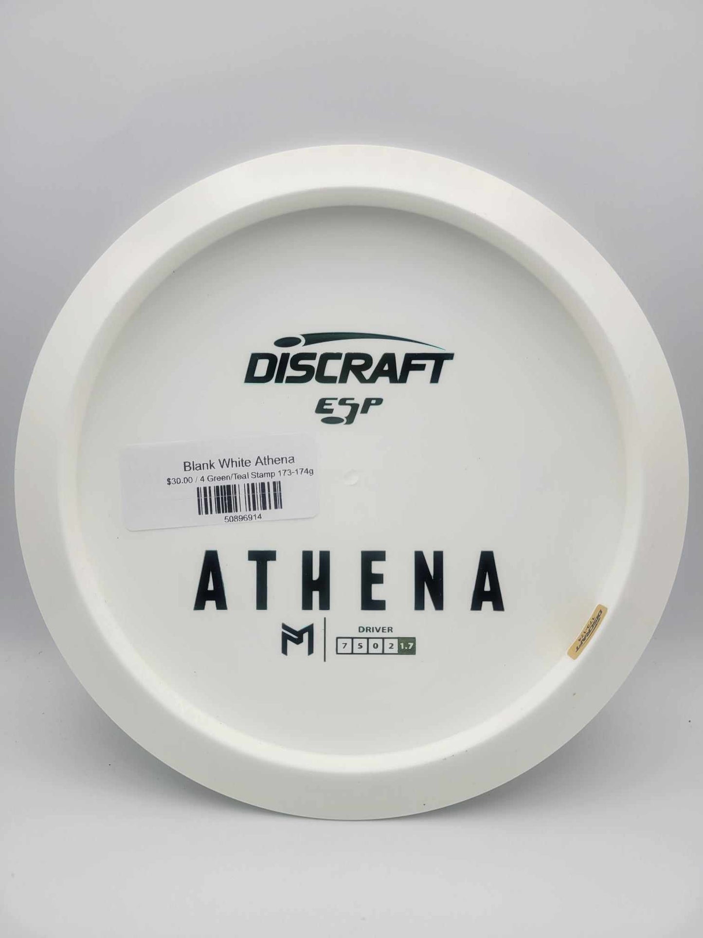Blank White Athena