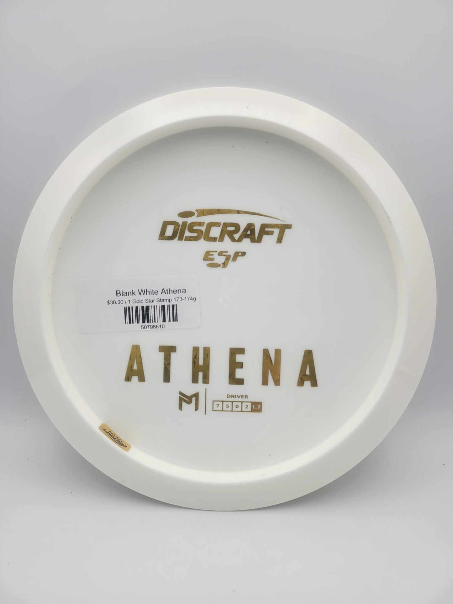 Blank White Athena