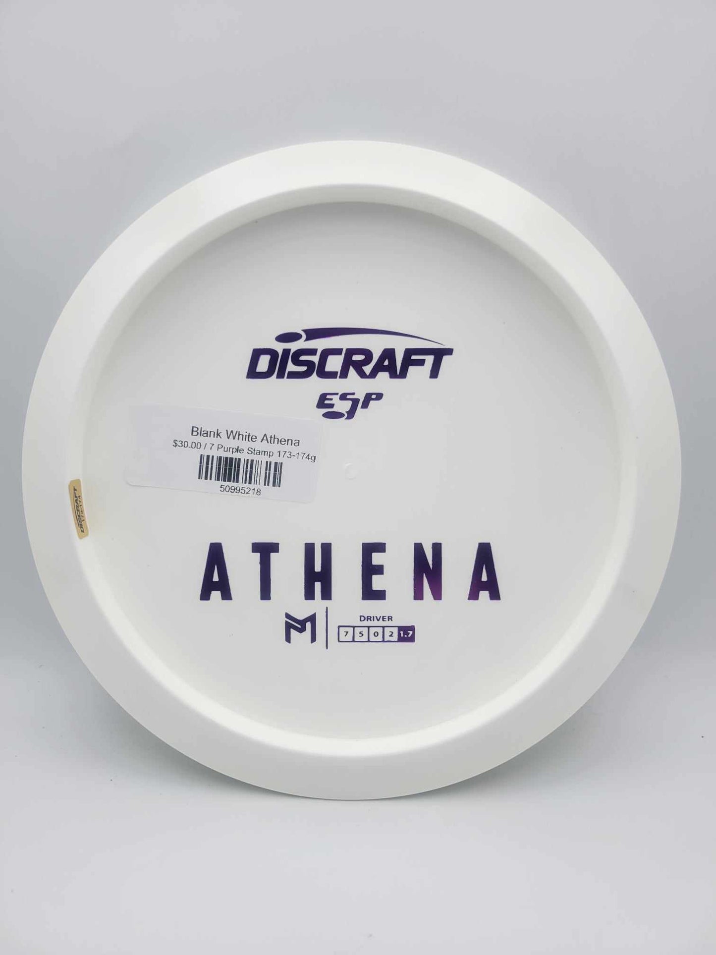 Blank White Athena