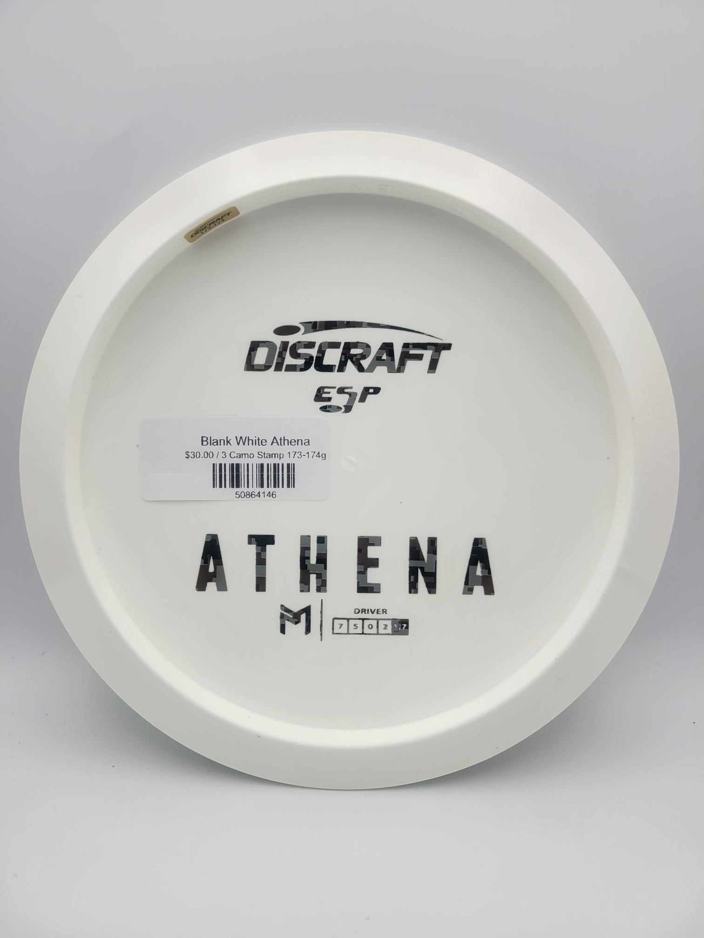Blank White Athena