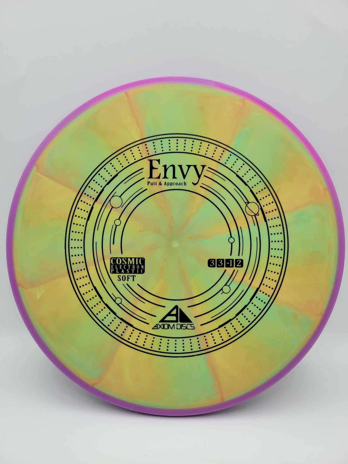 Envy (Cosmic Electron Soft Plastic) 3/3/-1/2 -(Holy Shot Disc)
