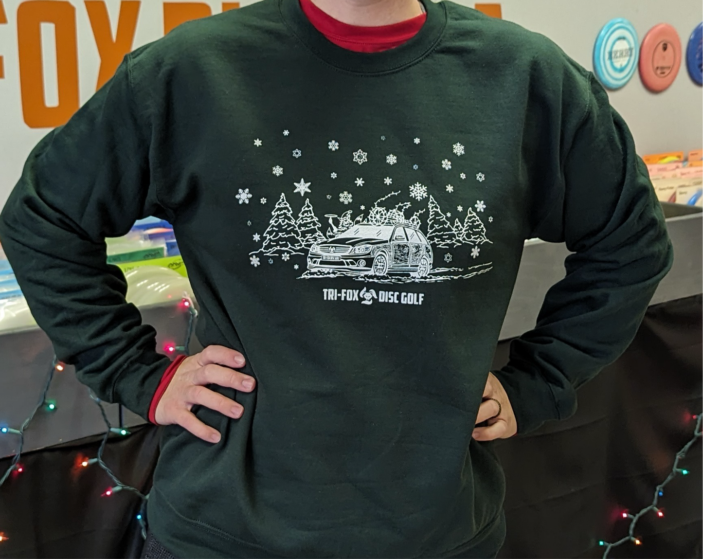 Tri-Fox Holiday Sweatshirt 2024