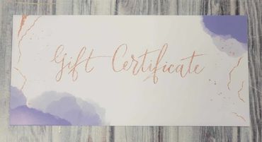 Gift Certificate