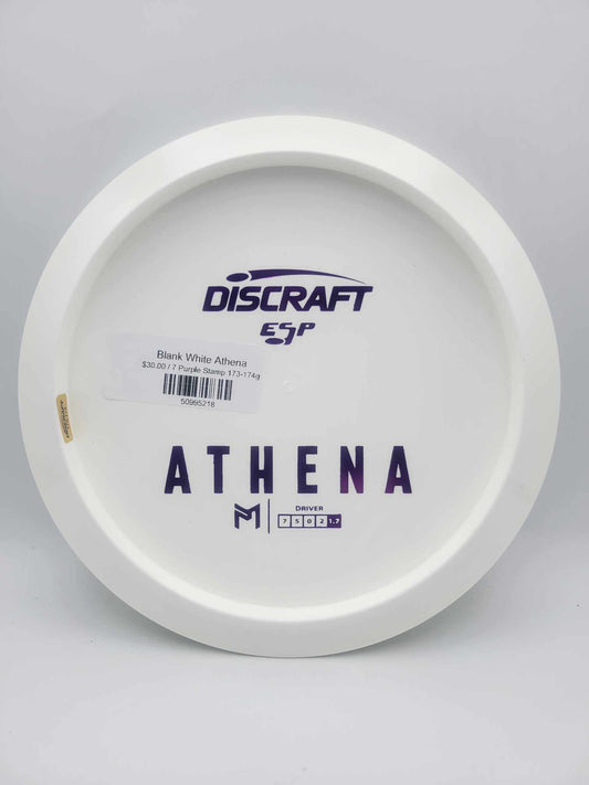 Blank White Athena