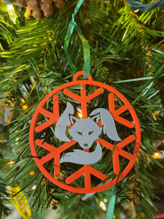 Tri-Fox Ornament