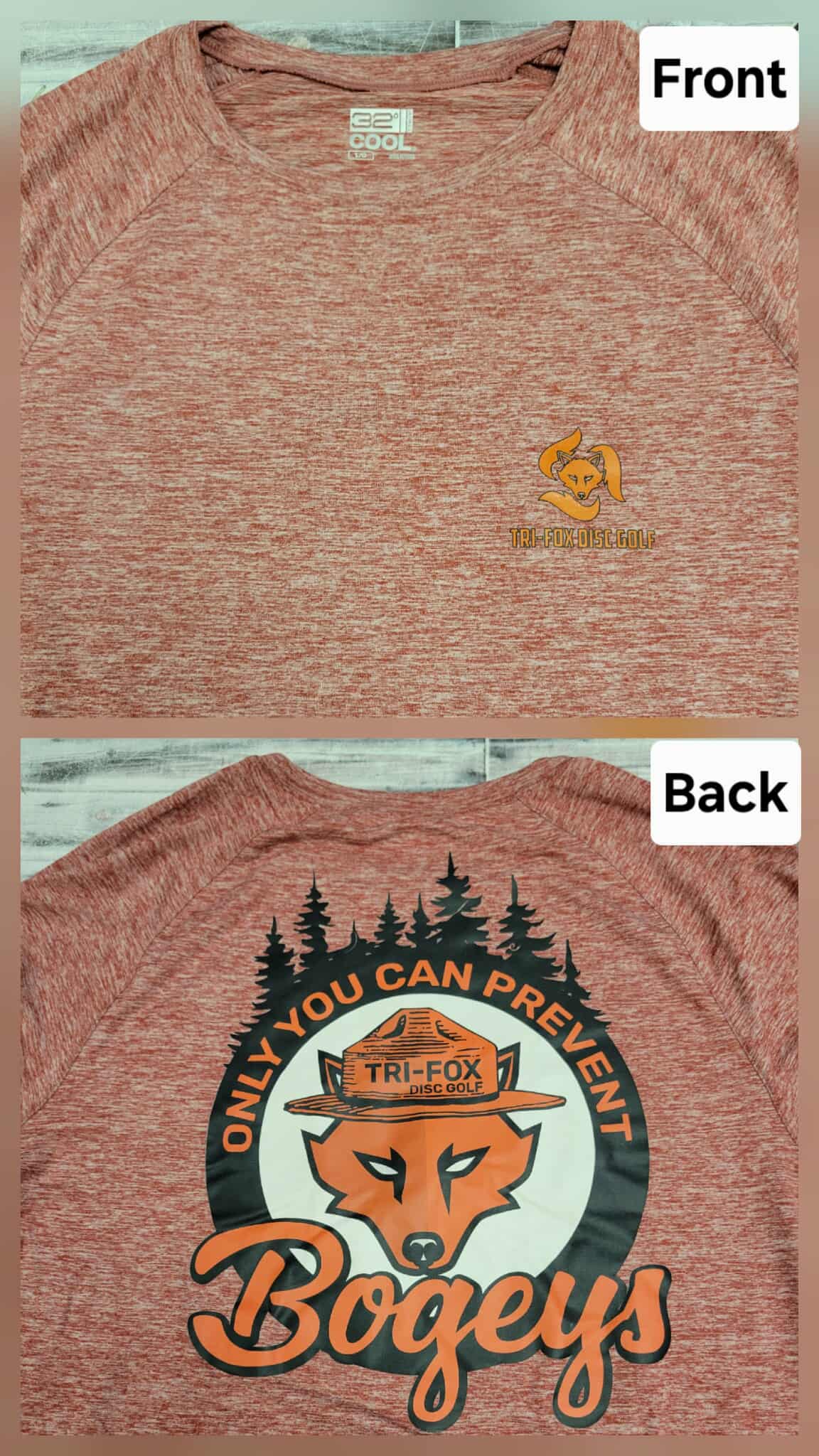 Tri-Fox Dri-Fit Shirt - Only You Can Prevent Bogeys