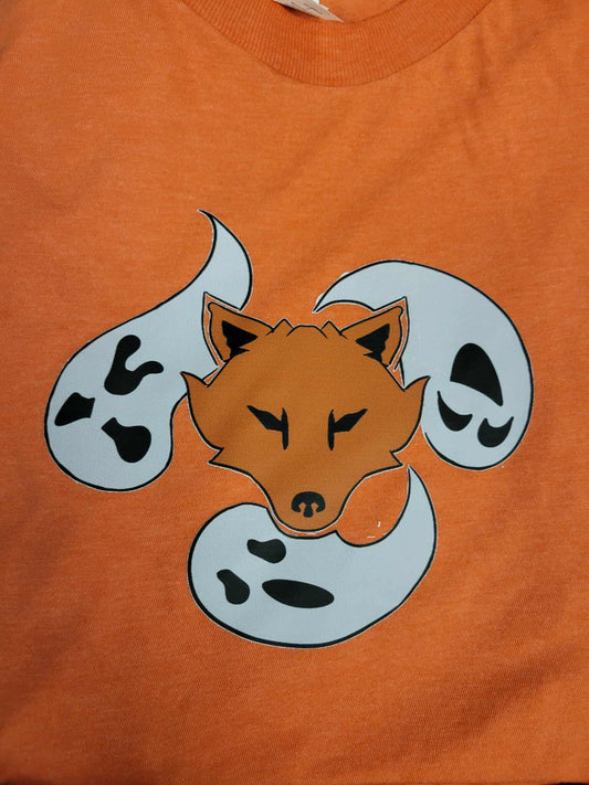 Tri-Fox Halloween Short Sleeve T-Shirt (Glow-In-The-Dark)