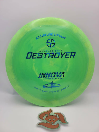 Ohn Scoggins Swirled Star Destroyer 12/5/-1/3