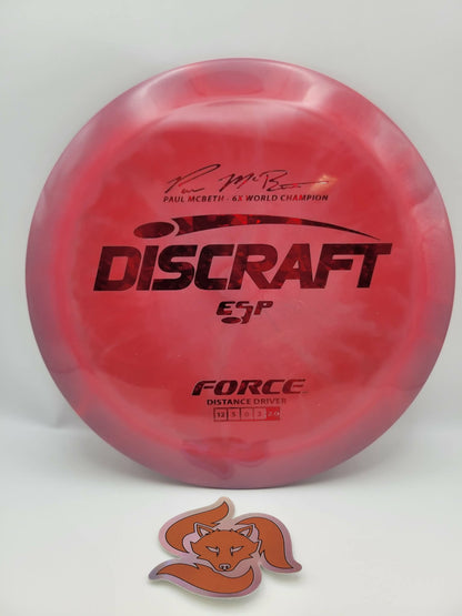 Force (ESP Plastic) - Paul McBeth 6x Signature Series