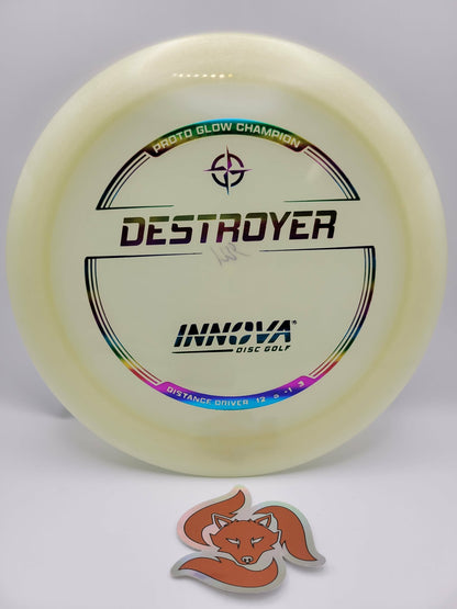 Destroyer (Proto Glow Champion Plastic) 12/5/-1/3