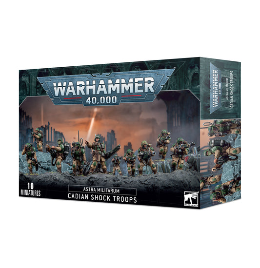 Warhammer 40K: Astra Militarum: Cadian Shock Troops