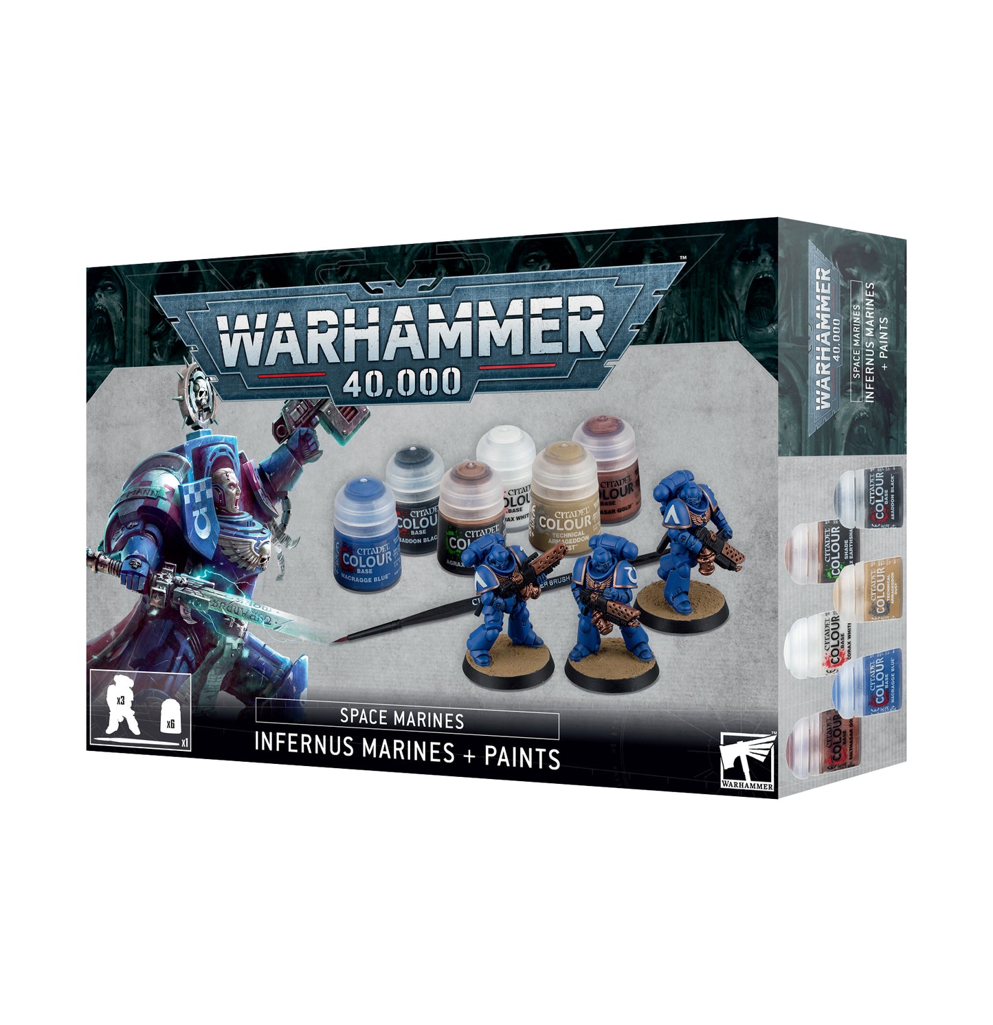 Warhammer 40k: Infernus Space Marines Paint Set